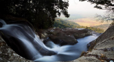 waterfall from above